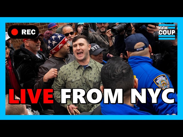 LIVE MAGA BIGOT Jake Lang Leads Islamophobic March on 9/11