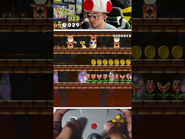 This level was SUPPOSED to be 50 seconds long!! #supermariomaker2 #mariomaker2