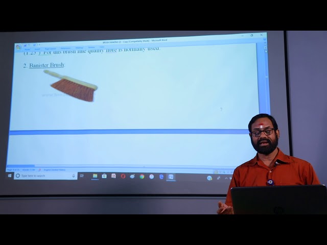 Brush Making:- Fibers and Base Materials