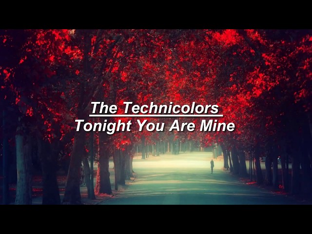 The Technicolors | Tonight You Are Mine (Lyrics)