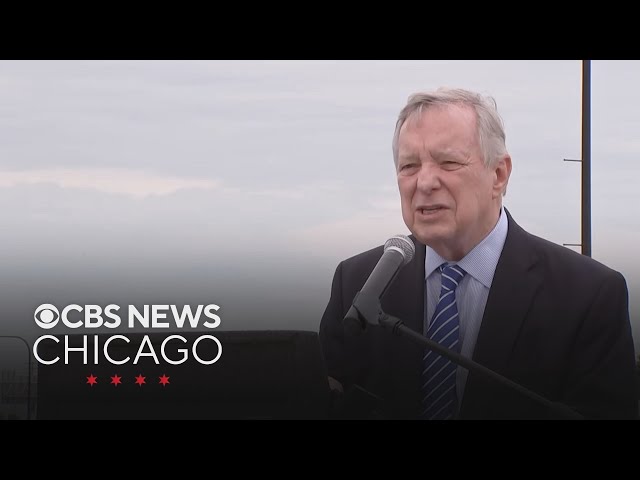 U.S. Sen. Dick Durbin attends groundbreaking for Joliet retail development