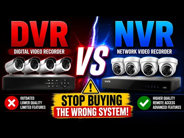 DVR vs NVR: The Ultimate Verdict | Stop Buying the Wrong Security System!
