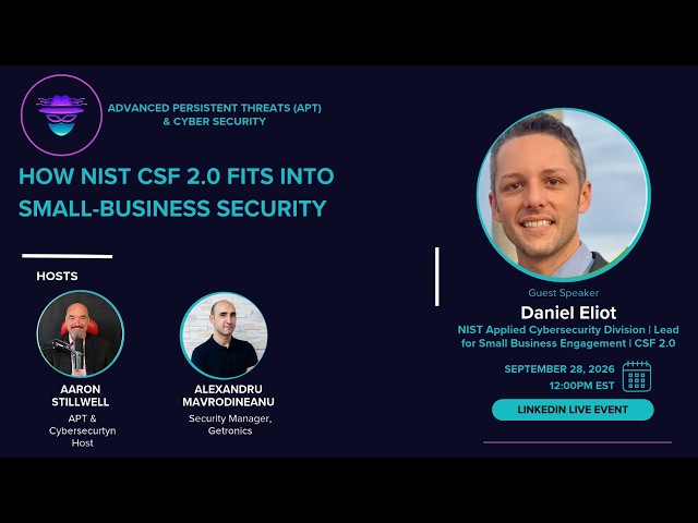 How NIST CSF 2.0 fits into small-business security