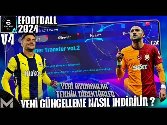 HOW TO DOWNLOAD EFOOTBALL 2024 MOBILE V4? OFFLINE EFOOTBALL