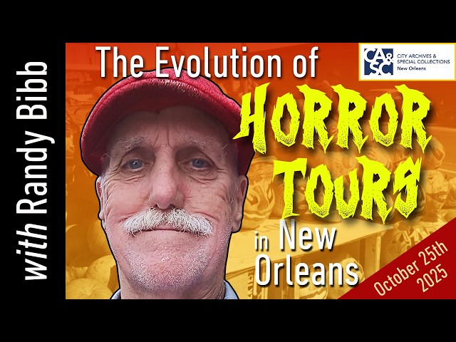 The Evolution of Horror Tours In New Orleans with Randy Bibb