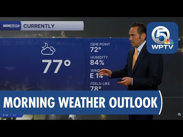 WPTV First Alert Weather Forecast for West Palm Beach Morning, Oct. 1, 2026