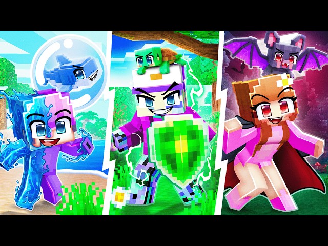 Minecraft, but BABY MOBS Give POWERS!