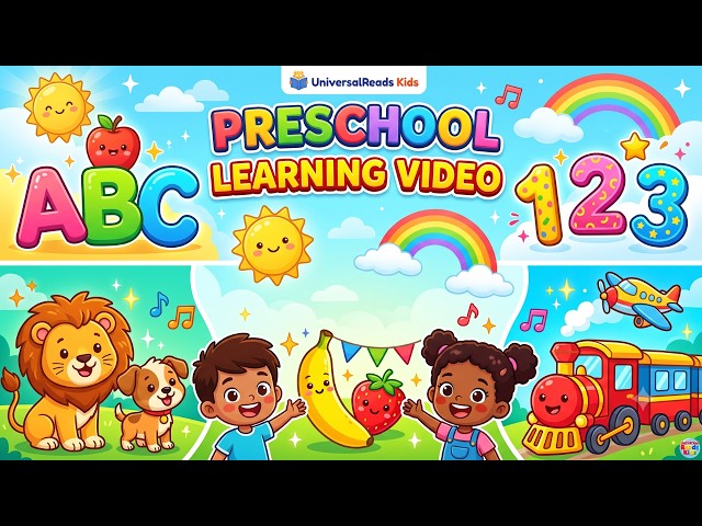 The Ultimate Early Learning Video for Kids: ABCs, Numbers, Animal Sounds & Geography