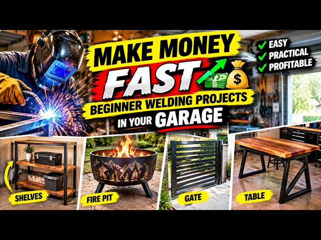 Make Money Fast: Top Beginner Welding Projects You Can Build in Your Garage