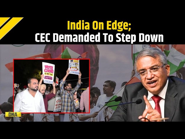 CJP Protest: Mass Protests Demanding Poll Chief Resignation Shake India For Third Day | ECI Row