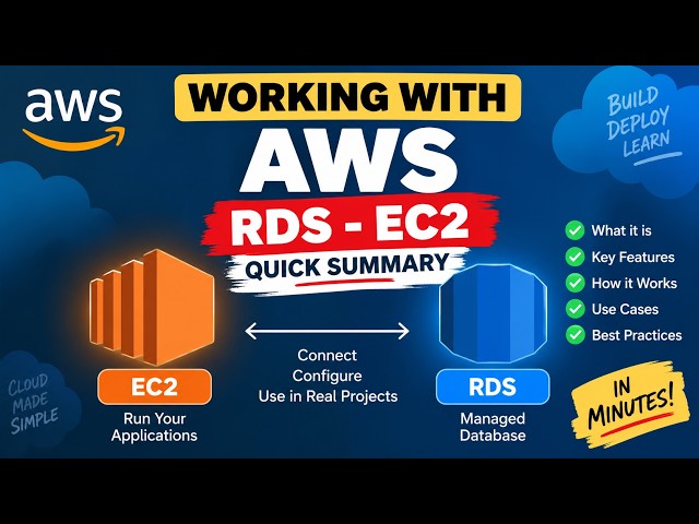 20 Min Project Summary - AWS RDS - EC2