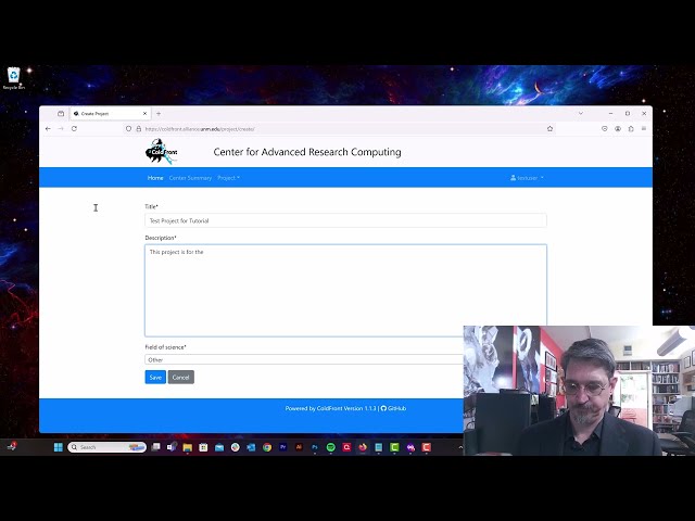 CARC Project Management with ColdFront