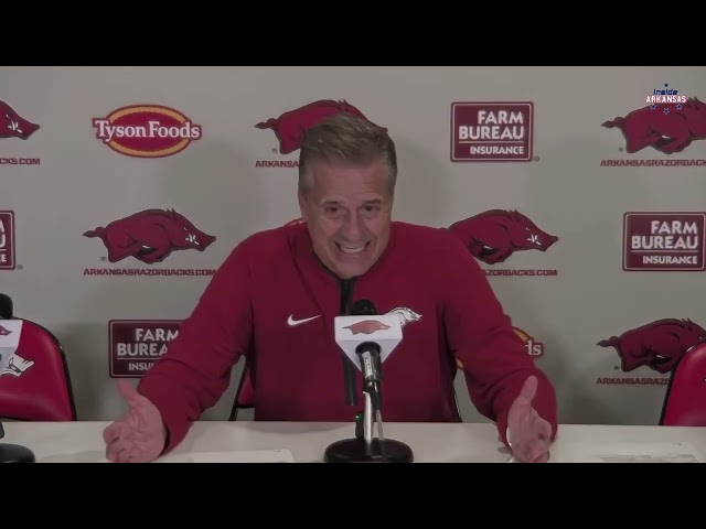 John Calipari Recaps Win Over Gonzaga