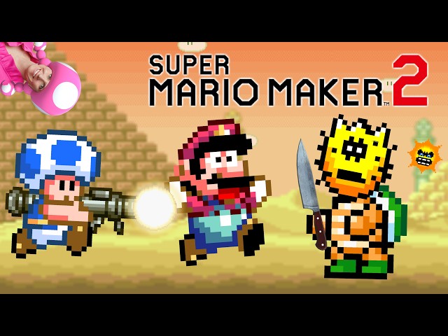 SMM2: Mario's Desert Hijinks