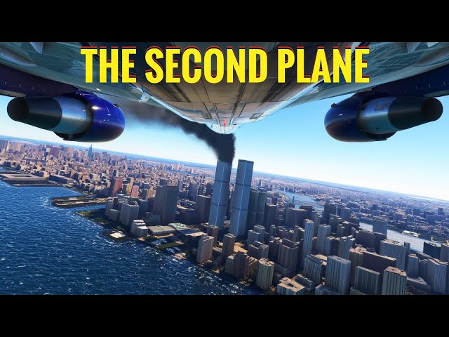 9-11 Fuselage Camera Crucial Moments Reconstruction | The Second Flight | Microsoft Simulator | 4K