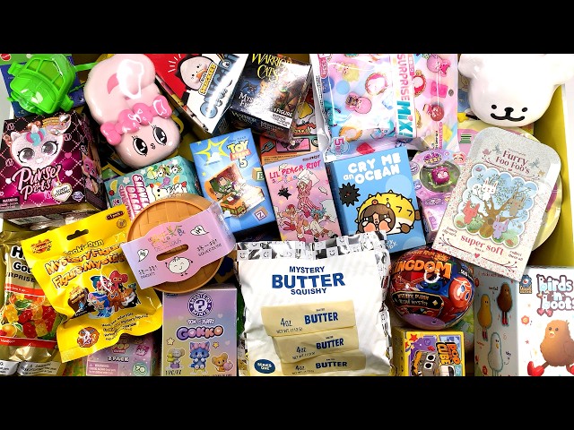 68 minutes of mystery bags ASMR NO TALKING Relaxing Unboxing Sounds