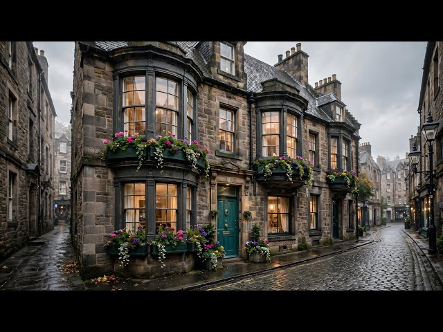 Edinburgh, Scotland 🇬🇧 — Rain 🌧️ - 4K HDR Walking Tour