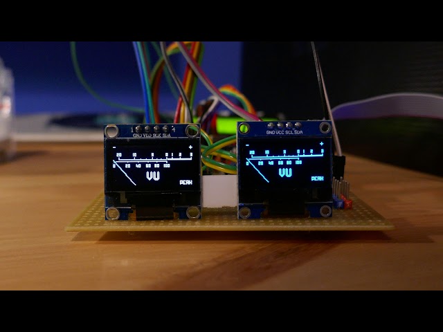 OLED VU meter test 1