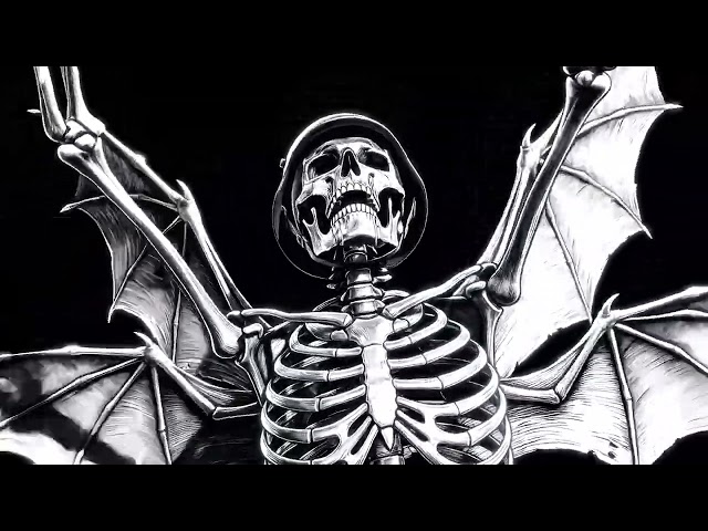Chrome Skeleton VJ Loop Pack — 4K Dark Techno Visuals