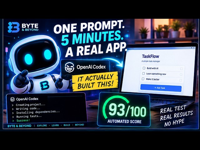 I Gave Codex One Prompt — It Scored 91/100