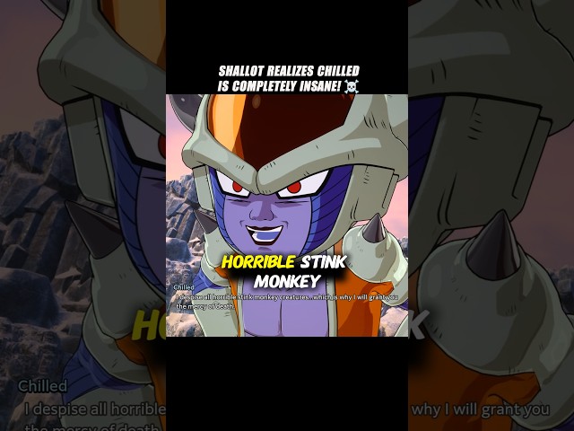 Shallot Realizes Chilled Is Completely Insane! 🤯 #sparkingzero #dragonballz #shallot #gaming #shorts