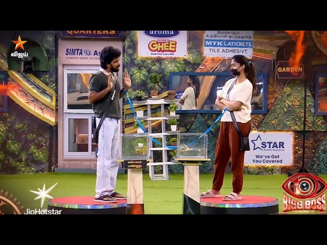 BB10 | Kumaran Lakshmi Priya Semma Mass | Fight in Rope Task | Stage on 🔥Troll