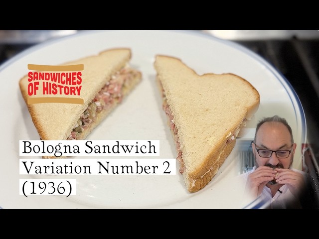 Bologna Sandwich, Variation Number 2 (1936) on Sandwiches of History⁣