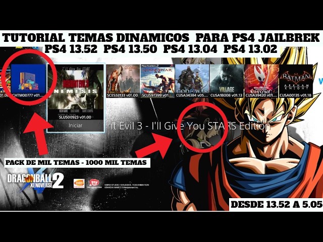 PS4 JAILBREAK DYNAMIC THEMES TUTORIAL !! 1000 THEME PACK !!