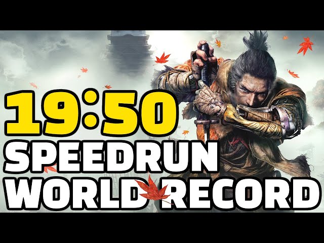 Sekiro Any% Speedrun in 19:50 (Former World Record)
