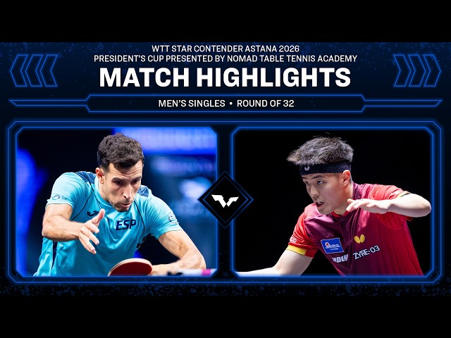 Alvaro Robles vs Dang Qiu | MS R32 | #WTTAstana 2026