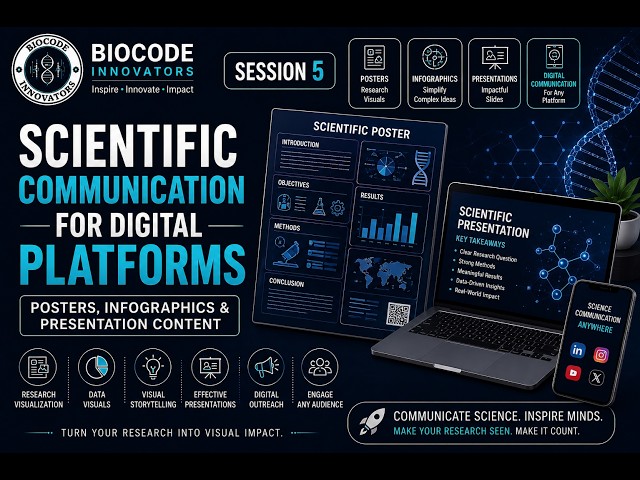 Scientific Communication for Digital Platforms | Posters, Infographics & Presentations | Session 5