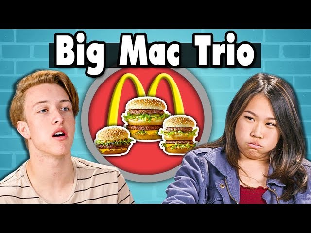BIG MAC TRIO CHALLENGE! | Teens Vs. Food