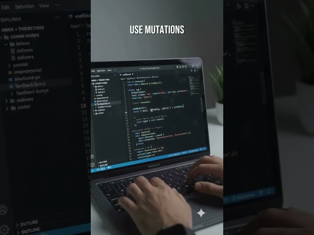 The Secret to Smarter Mutations 🤫 #React #TanStackQuery #Coding