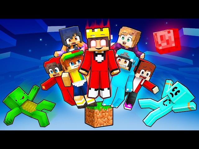 I put 10 Youtubers on a Minecraft Possessed Block!