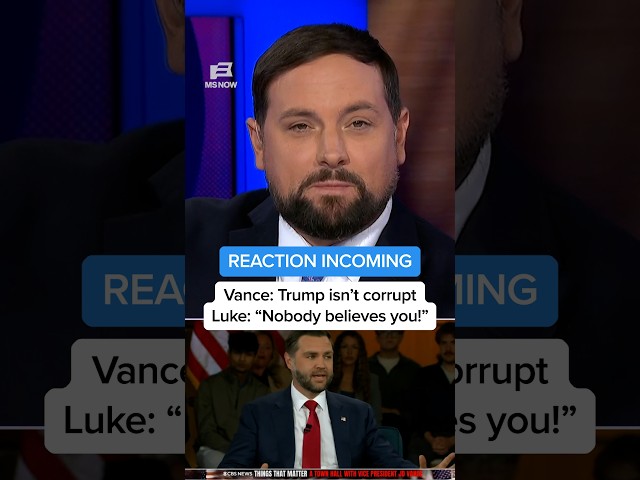 REACTION INCOMING – Vance: Trump isn't corrupt Luke: 'Nobody believes you!'