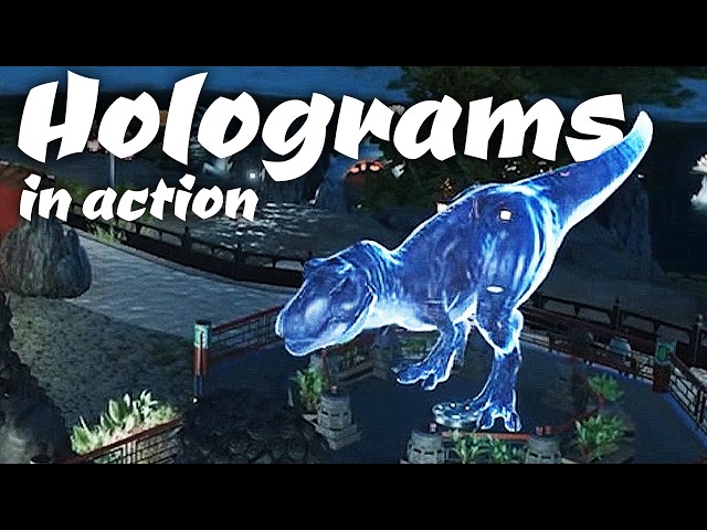 🔲 Frontier Shows Off The New HOLOGRAMS For Jurassic World Evolution 3