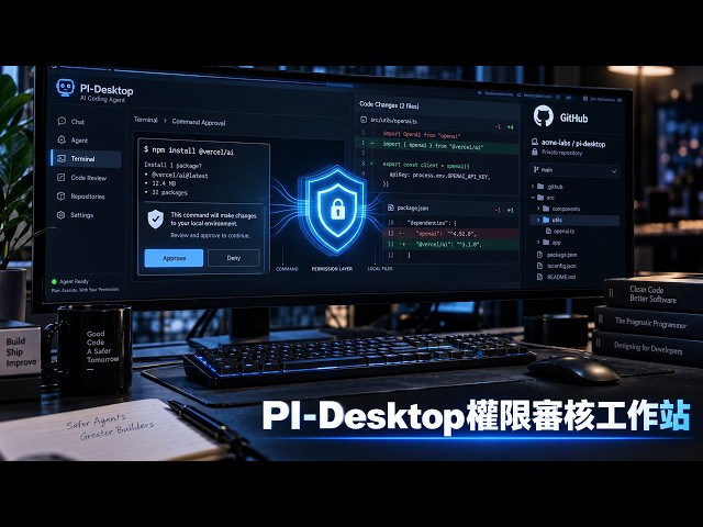 別等程式碼失控！PI-Desktop 用權限層攔住危險指令與修改