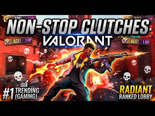 I Can't Stop Clutching 1vX's in Valorant 🎯" or add the rank/agent if relevant