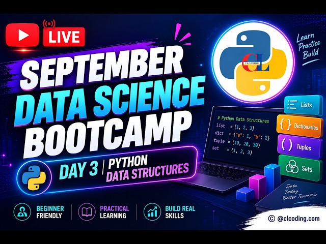 September Data Science Bootcamp  | Day 3 | Python Data Structures