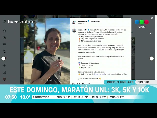 Everything is ready for a new edition of the UNL anniversary marathon