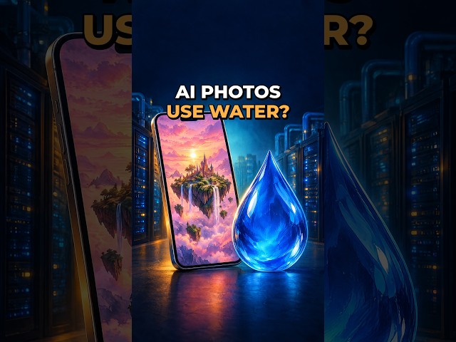 The Hidden Water Cost of Your ’80s AI Photo!