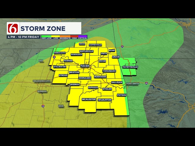 Tracking Friday storms in eastern Oklahoma | (May 8, 2026)