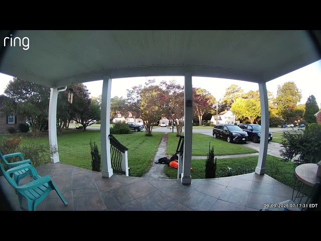 Funny Fall caught on Ring camera!