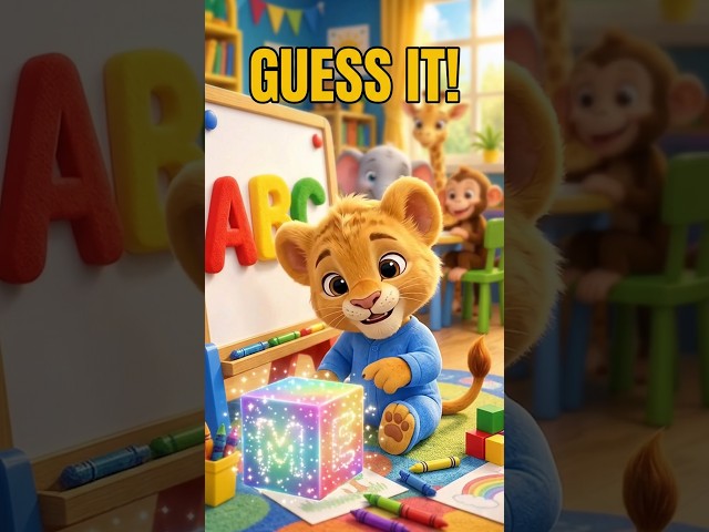 3 Letters, 4 Animal Friends: Baby Lion's ABC Fun#3danimation   #animals #kids