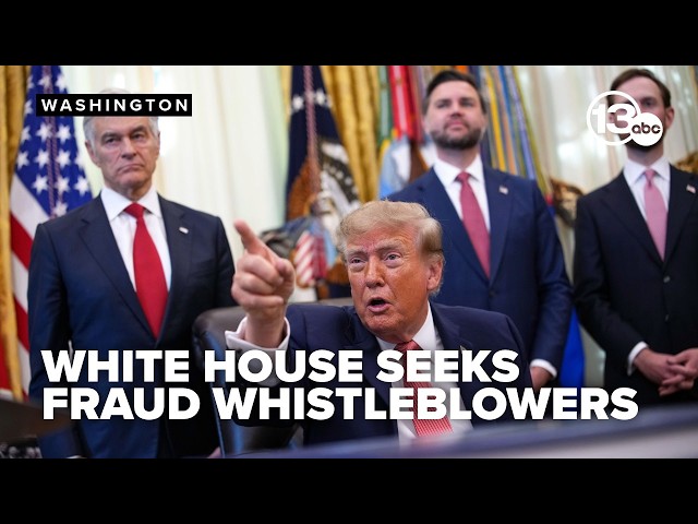 Trump announces $25 million whistleblower program to reward Americans who expose fraud