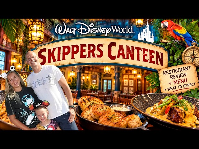 Skipper Canteen Review! Disney World's Most Adventurous Restaurant? | WDW Vlog