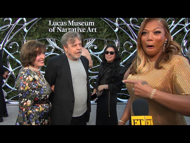 Watch Queen Latifah GEEK OUT Over Meeting ‘Luke Skywalker,’ Mark Hamill (Exclusive)