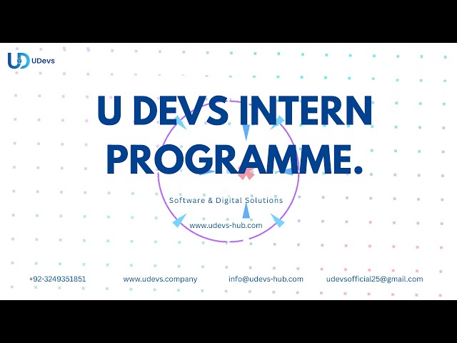 U DEVS (SMC-PRIVATE) LIMITED | Batch 06 Class By Usama Aslam Founder & CEO