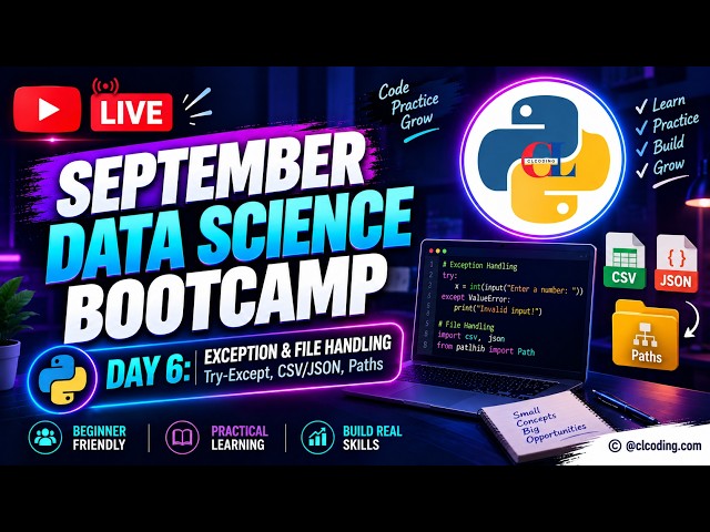 September Data Science Bootcamp  | Day 6 | Exception & File Handling