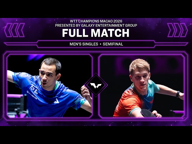 FULL MATCH | Hugo Calderano vs Anton Kallberg | MS SF | #WTTMacao 2026